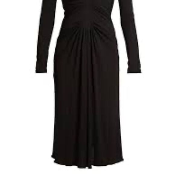 Altuzarra Imogene Ruched Off-the-shoulder Italian Midi Dress Size FR40 - Picture 9 of 16